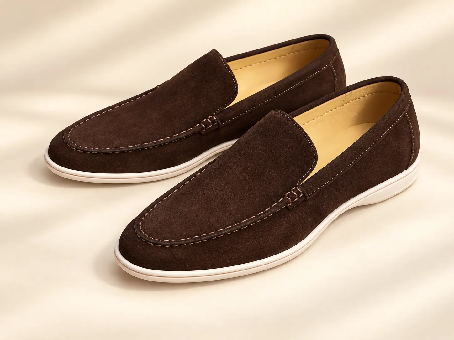 Giày Loafer nam đen khóa kim loại